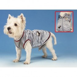 Parka metalizada con cremallera Skin de 20 cm.