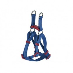 Arnés nylon "Mini Euro" azul de 10 mm.