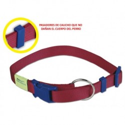 Collar nylon "Euro" rojo de 20 mm.