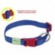 Collar de nylon Euro azul de 30 mm.