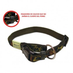 Collar de nylon "Navy" de 15 mm.
