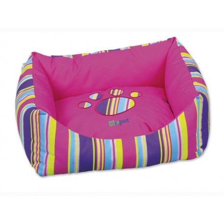 Cama blanda de fibra Xtra grande rectangular "Kaleidoskopio"