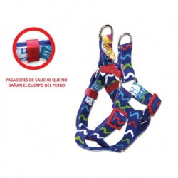 Arnes de nylon transfer "Waves" 15 mm.