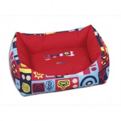 Cama blanda de fibra Xtra grande rectangular "Pictograma"
