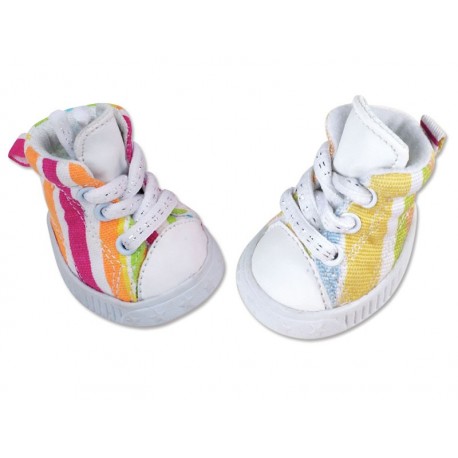 Pack de 4 zapatillas deportivas multicolor Converte talla XS.