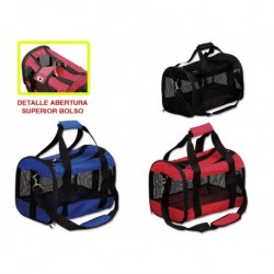 Bolsa pequeña de nylon para viaje de mascotas.