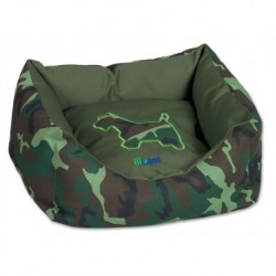 Cama blanda de fibra rectangular Xtra grande "Navy"